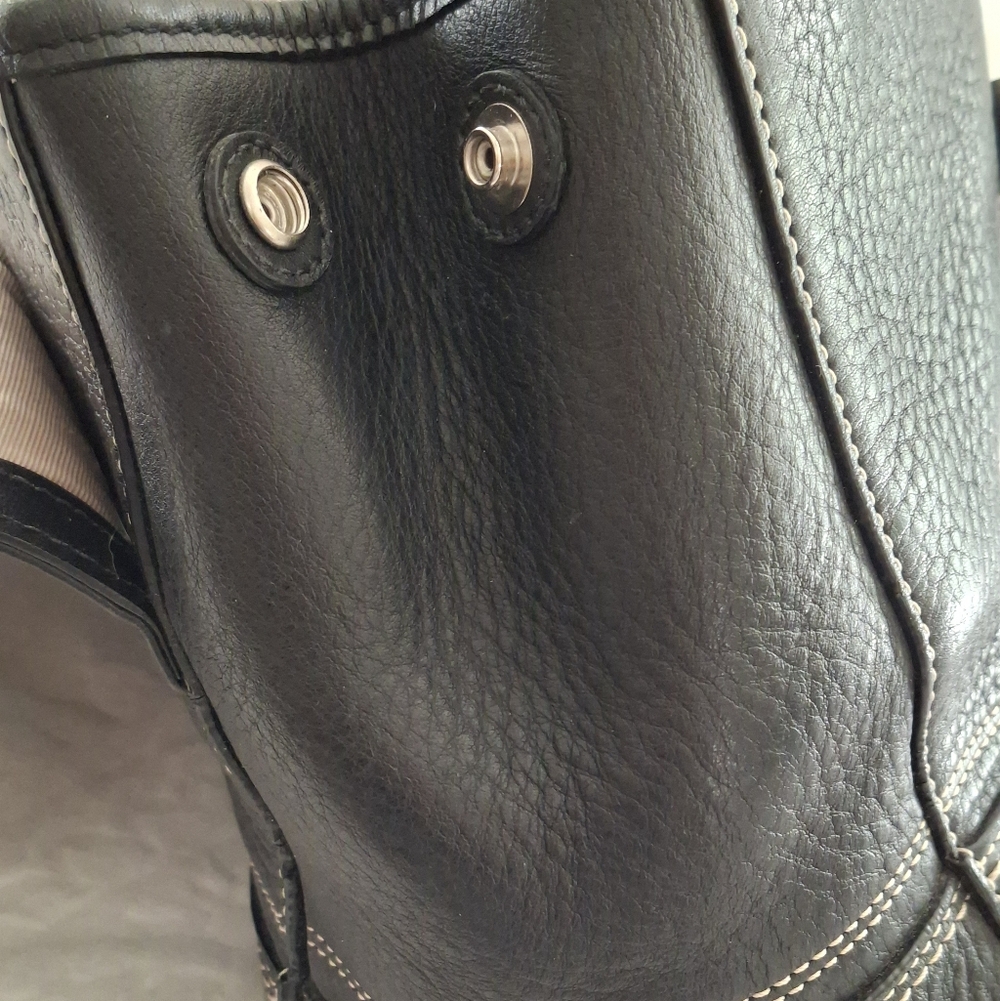 Coach Hamilton Satchel Bag Black - Picture 10 of 10